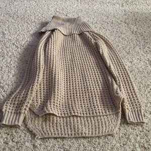 Poof! Cream Knit Sweater